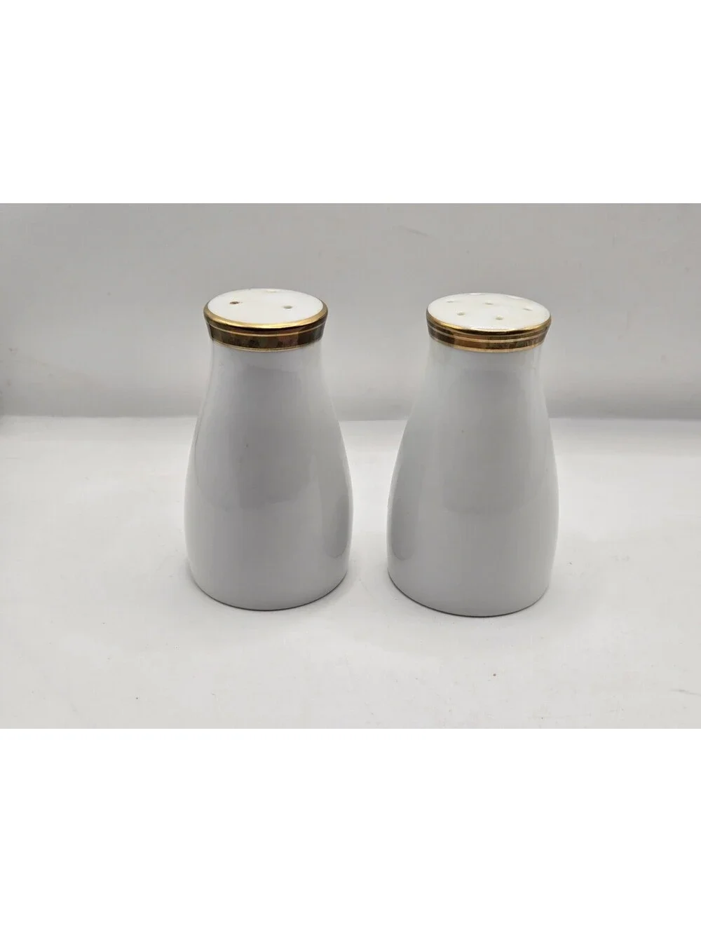 Vintage Noritake FREMONT Salt & Pepper Shakers: Platinum Silver Accents • Japan